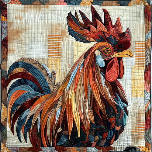 Feathered Festivity Quilted Blanket NCU0DV1935