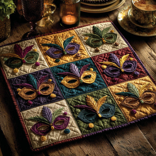 Feathered Gala Quilted Table Topper NCU0PTT2544