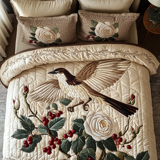 Feathered Garden Duvet Cover Set NCU0NVH680