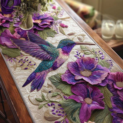 Feathered Jewel Quilted Table Runner NCU0NNT2186