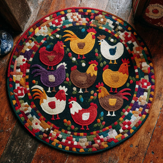 Feathers of Joy Round Carpet NCU0PT9863