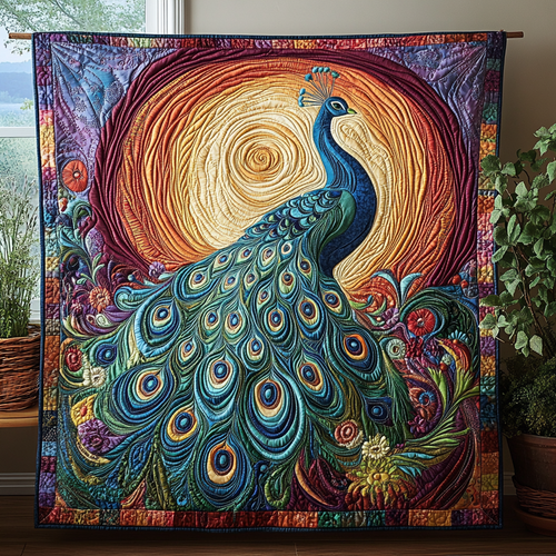 Feathers of Elegance Quilted Blanket NCU0DV126