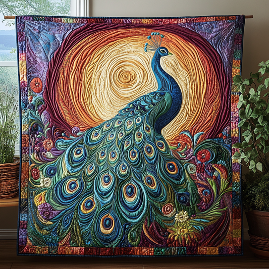 Feathers of Elegance Quilted Blanket NCU0DV126