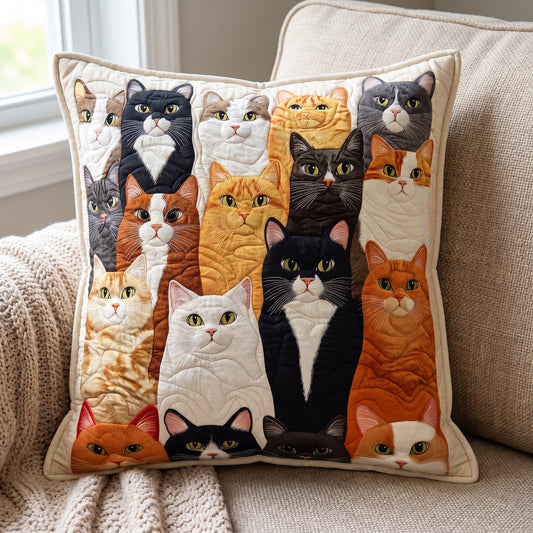 Feline Collection Quilted Pillow Case NCU0DV433