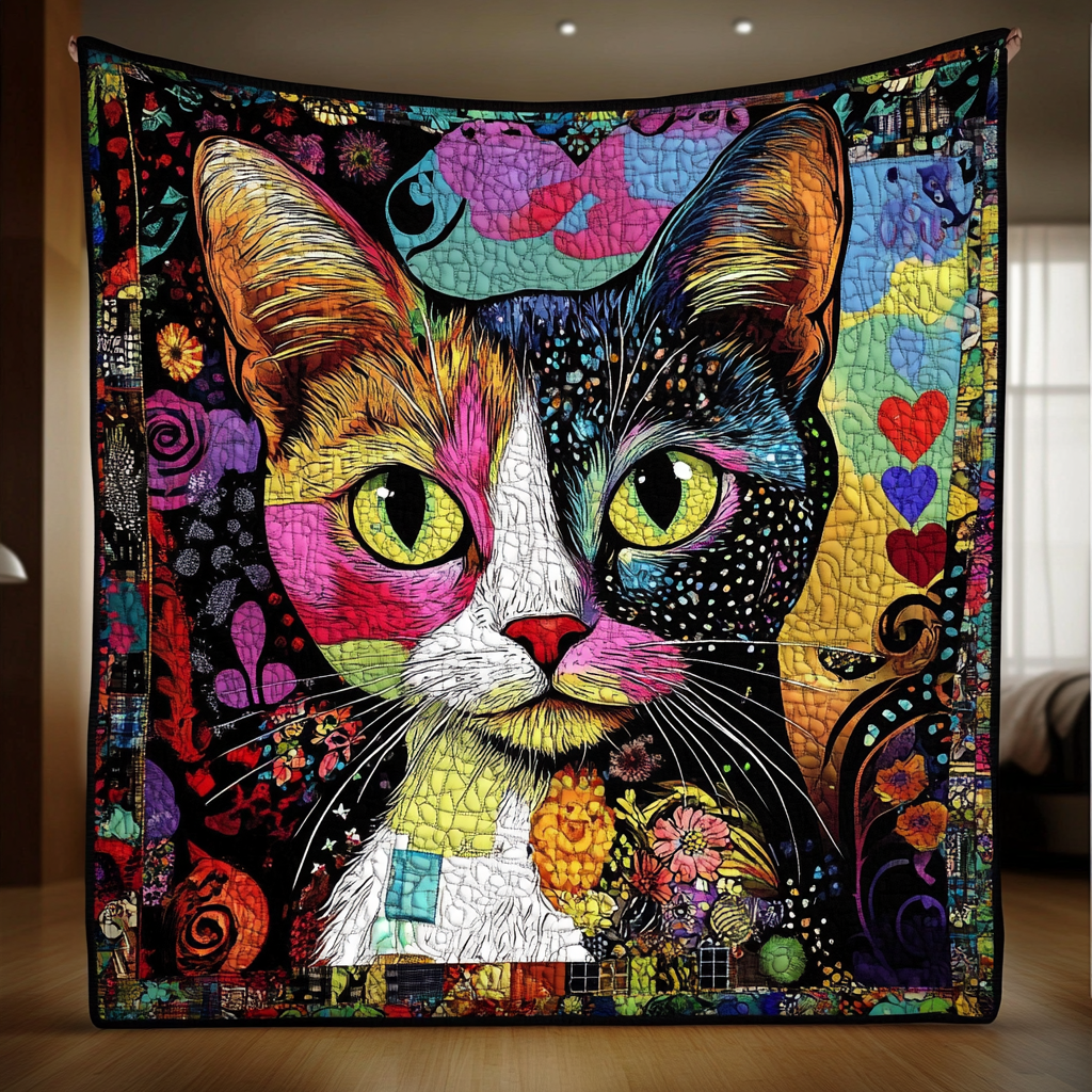 Feline Fantasia Quilted Blanket NCU0DK390