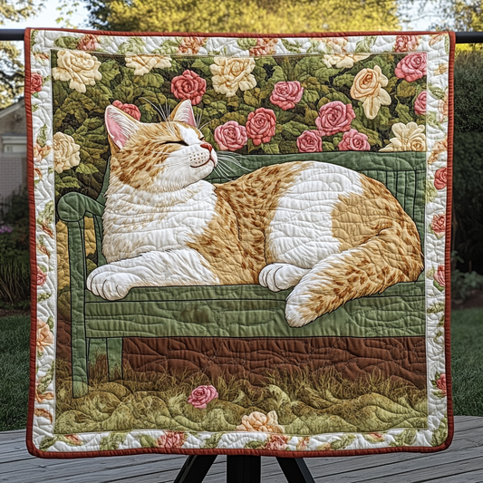 Feline Fancy Delight Quilted Blanket NCU0DK1514