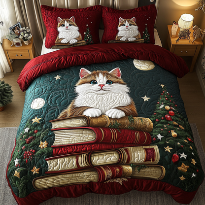 Feline Fantasy 3-Piece Quilted Bedding Set NCU0DDK036