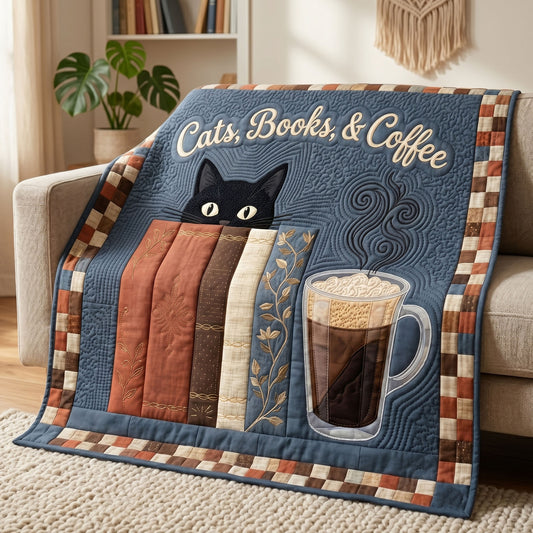 Feline Wisdom Quilted Blanket NCU0NNT3191