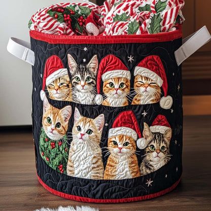 Felix the Festive Quilted Laundry Basket NCU0NNT2201