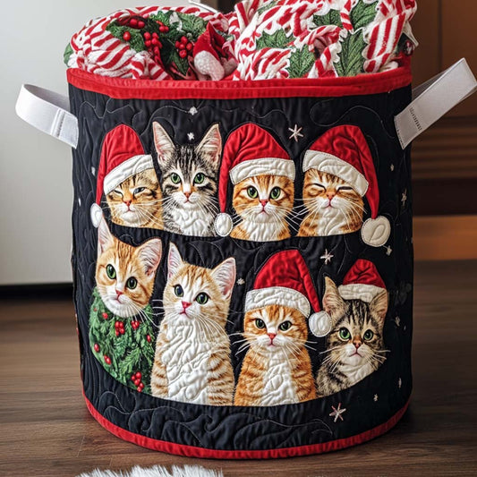 Felix the Festive Quilted Laundry Basket NCU0NNT2201
