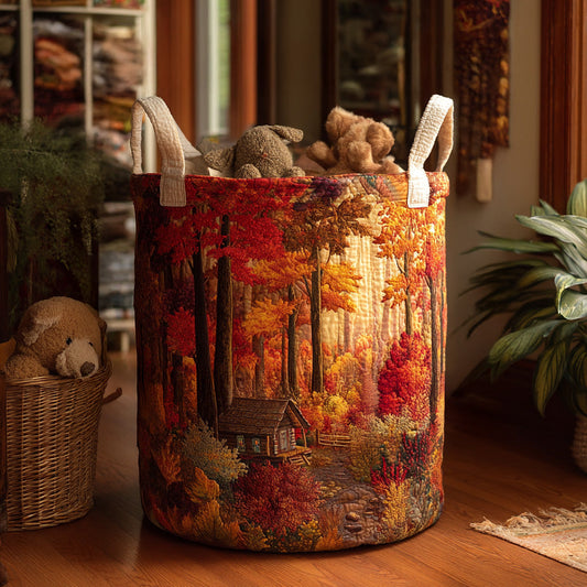 Fern Hollow Quilted Laundry Basket NCU0DV802