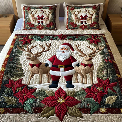 Festive Cheer 3-Piece Quilted Bedding Set NCU0NNT021