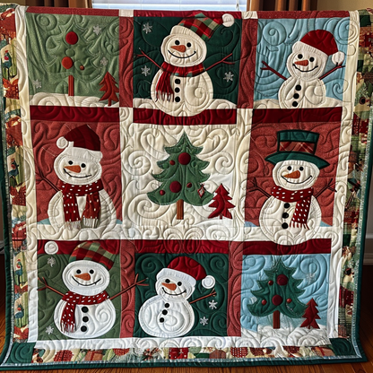 Festive Christmas Quilted Blanket NCU0PD134