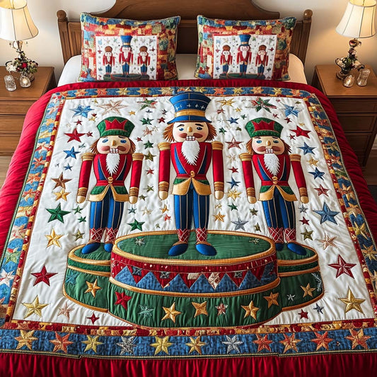 Festive Trio 3-Piece Quilted Bedding Set NCU0NNT157