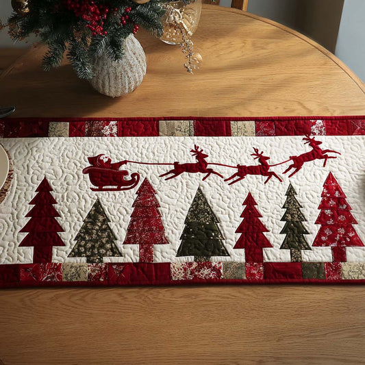 Festive Charm Quilted Table Runner NCU0NNT1655