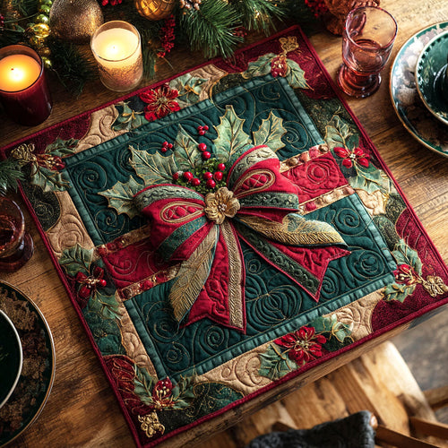 Festive Charm Quilted Table Topper NCU0NTV101