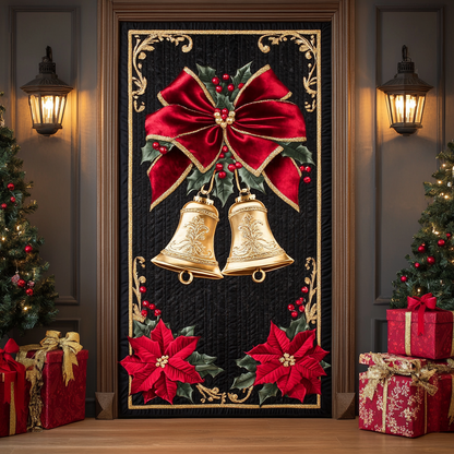 Festive Chimes Quilted Door Cover NCU0DK10941