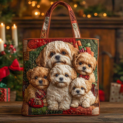 Shih Tzu Quilted Tote Bag NCU0QN055