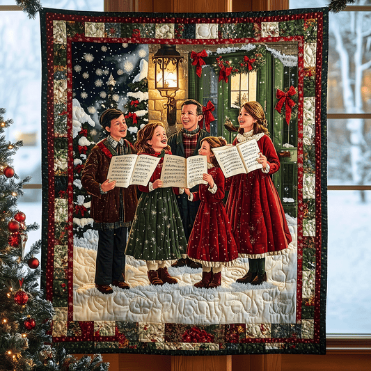 Festive Family Singalong Quilted Blanket NCU0TH2103