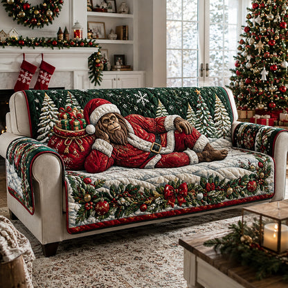 Festive Garland Bigfoot Quilted Sofa Cover NCU0HNH1254