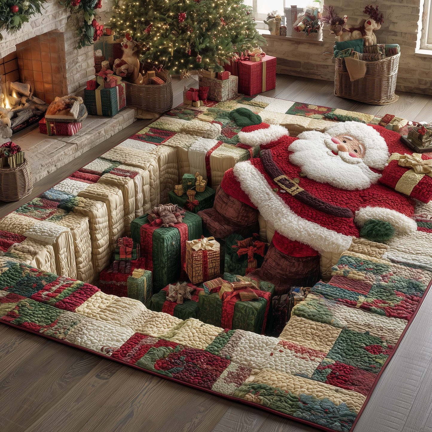 Festive Gift Cellar Area Rug NCU0NXD878