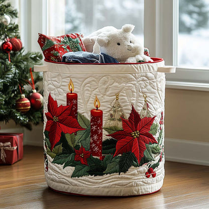 Festive Glow Quilted Laundry Basket NCU0NNT1561