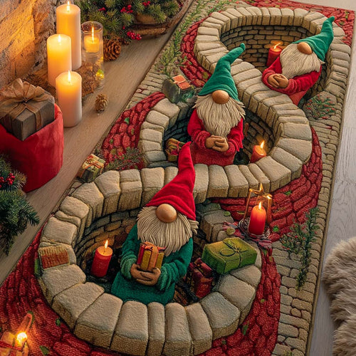 Festive Infinity Loop Runner Carpet NCU0XD1539