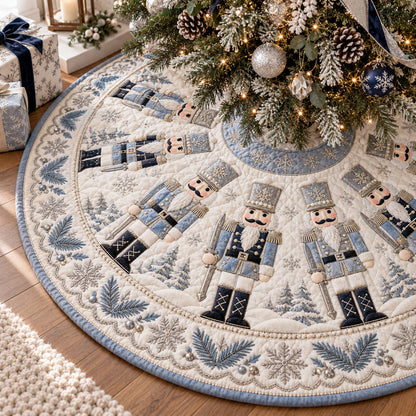 Festive Marcher Christmas Quilted Tree Skirt NCU0NTD2309