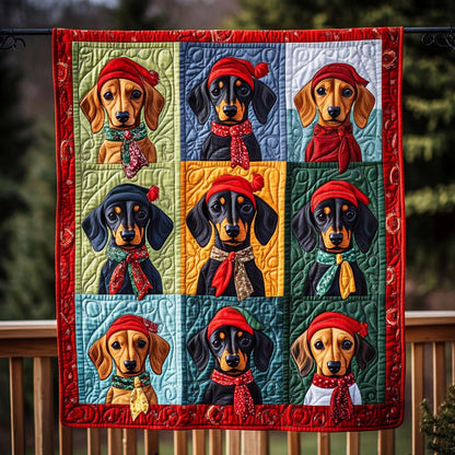 Festive Paws Quilted Blanket NCU0NT1632