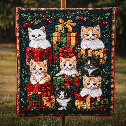 Festive Paws Quilted Blanket NCU0PT1367