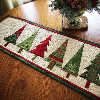 Festive Pines Quilted Table Runner NCU0NNT1721