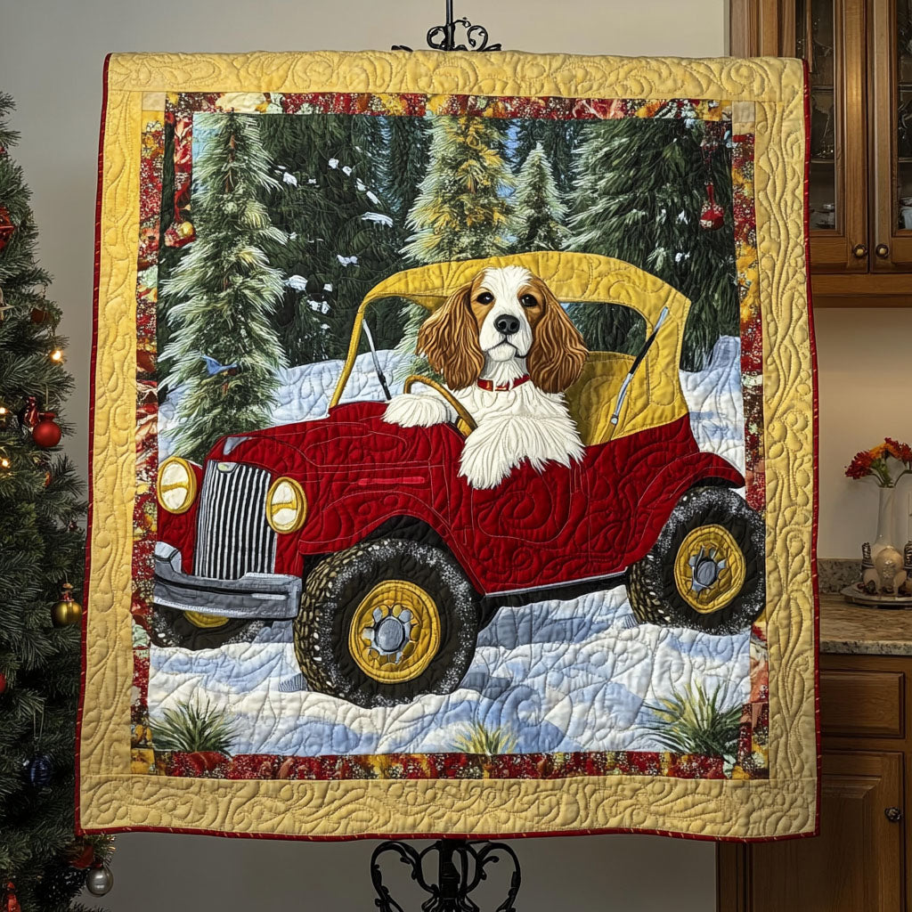 Festive Pup Pals Quilted Blanket NCU0PT2171