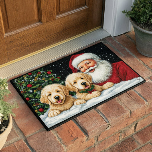 Festive Santa Claus Doormat NCU0HH625