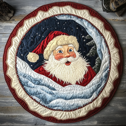 Festive Season Quilted Round Mat NCU0PD852