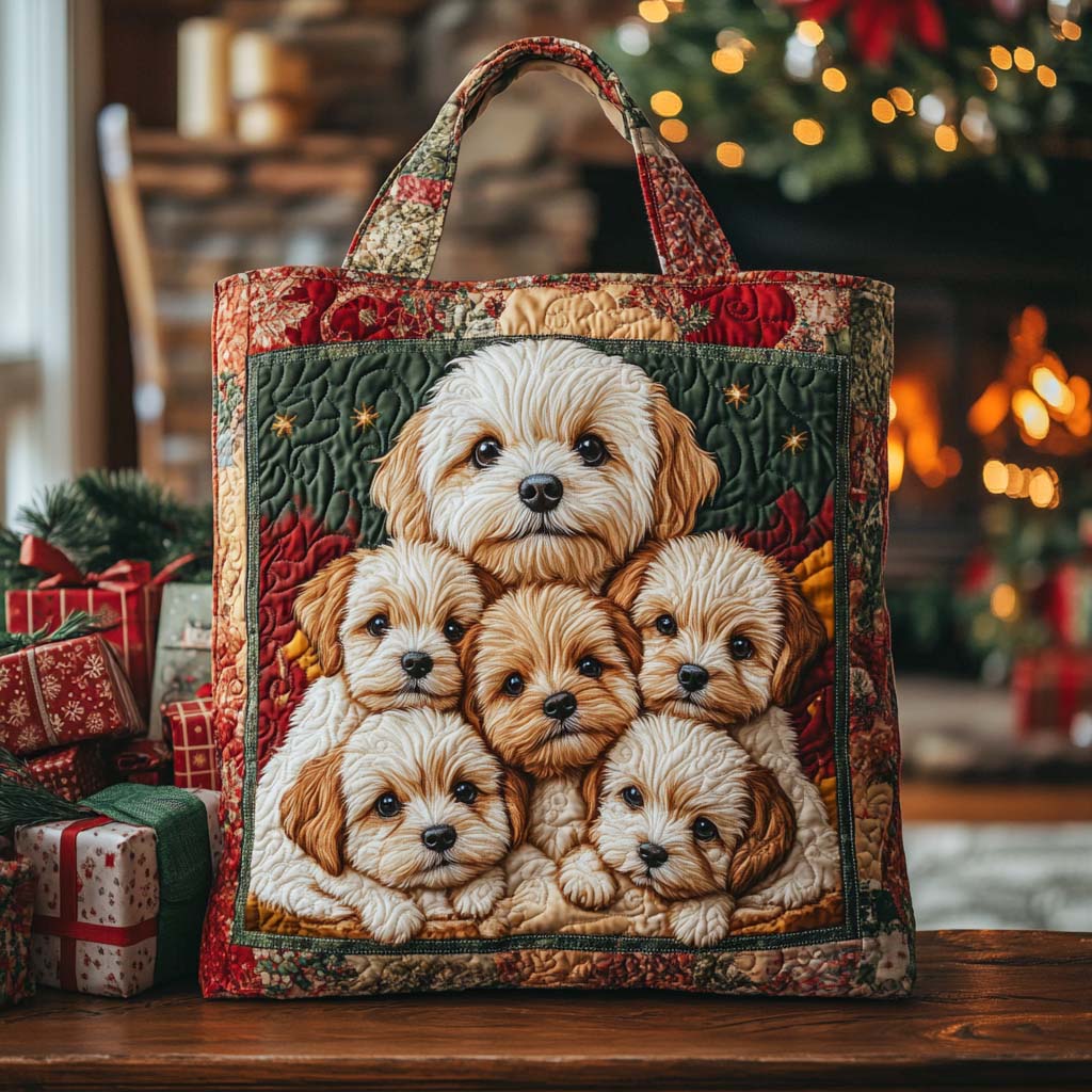 Shih Tzu Quilted Tote Bag NCU0QN055