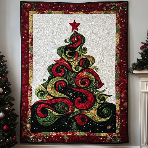 Festive Tree Quilted Blanket NCU0TL1511