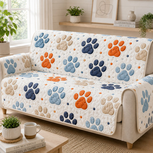 Festivity Bound Quilted Sofa Cover NCU0PVL1036