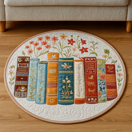 Fiction Escape Quilted Round Mat NCU0NNT1318