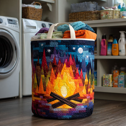 Fire Night Quilted Laundry Basket NCU0NTV214