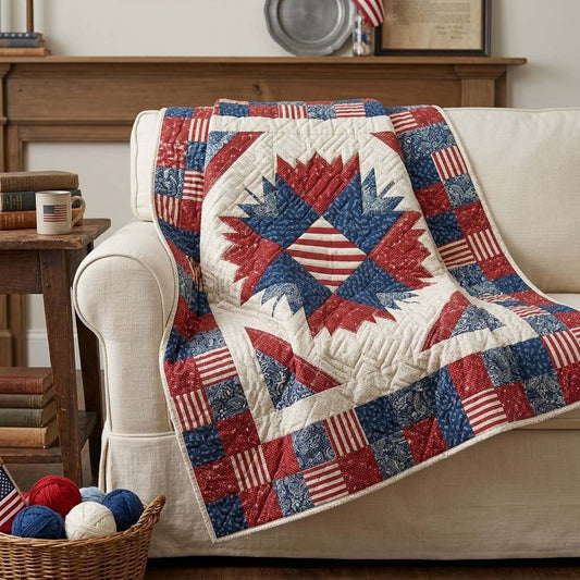 Firecracker Diamond Quilted Blanket NCU0DQQ0541