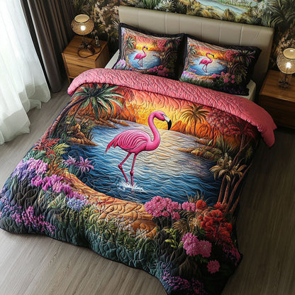 Flamingo Dreams Duvet Cover Set NCU0PTT312