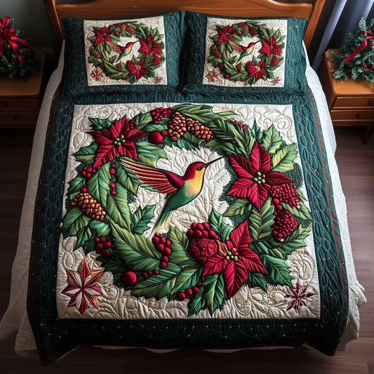 Flight Flora 3-Piece Quilted Bedding Set NCU0PTT065