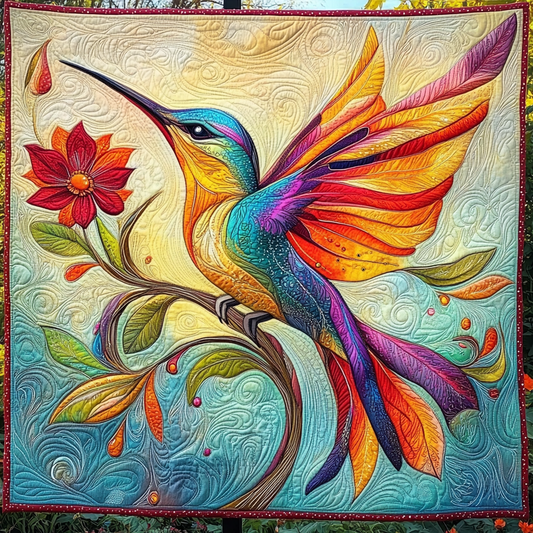 Flight of Colors Quilted Blanket NCU0DK2336