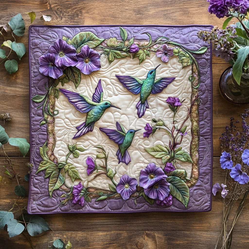 Flight of Grace Quilted Table Topper NCU0PTT716