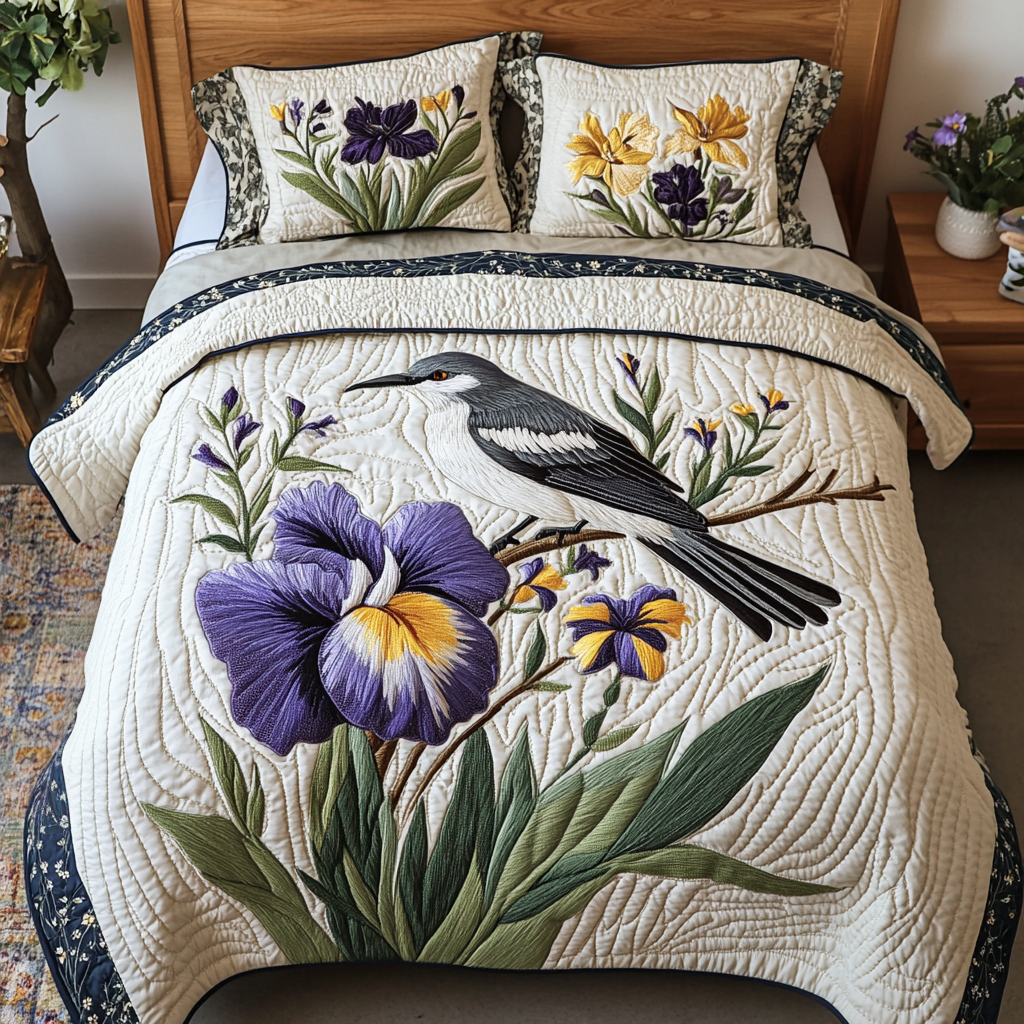 Flight of Petals Duvet Cover Set NCU0NVH681