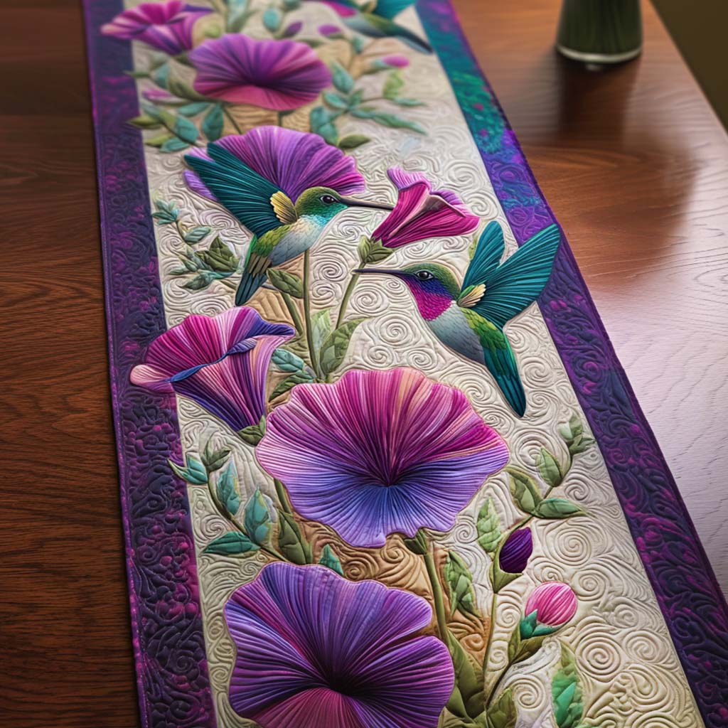 Floating Blossom Quilted Table Runner NCU0NNT2187