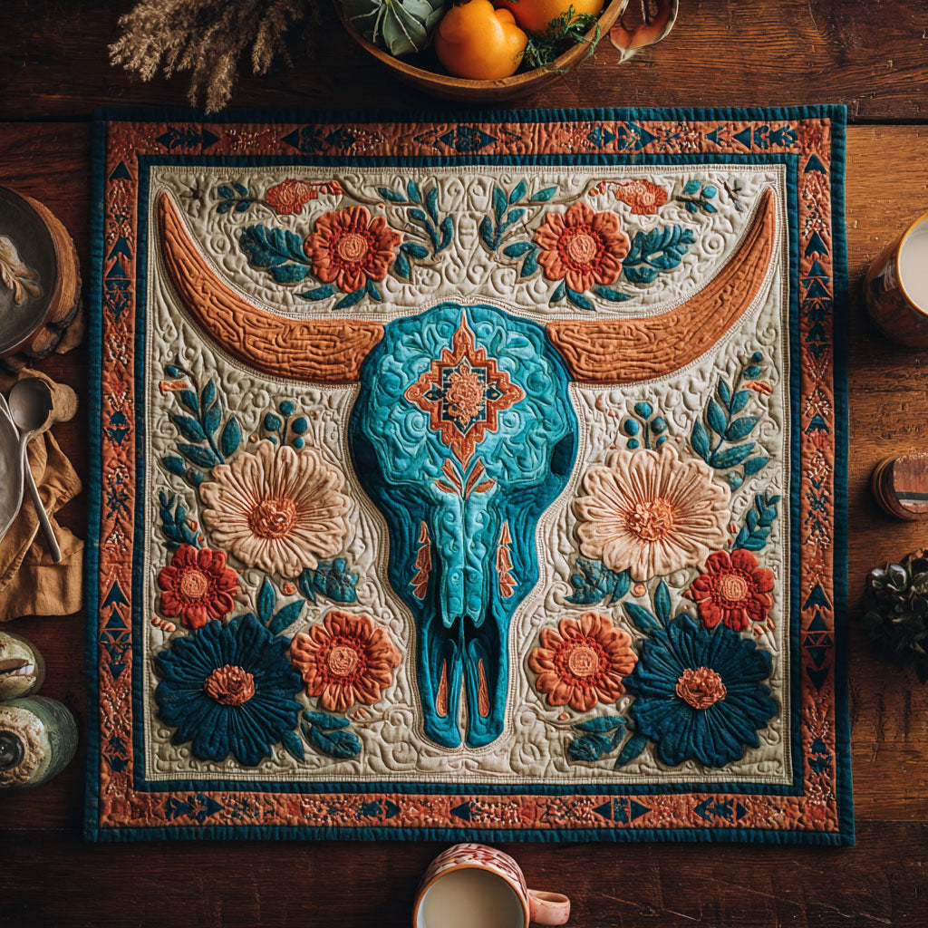 Floral Bison Table Topper NCU0NTV043