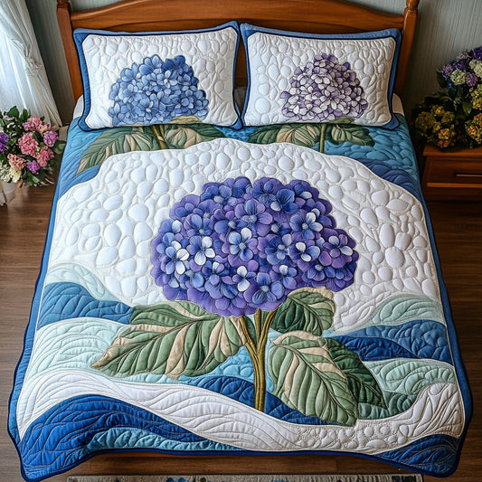 Floral Dawn 3-Piece Quilted Bedding Set NCU0PTT277