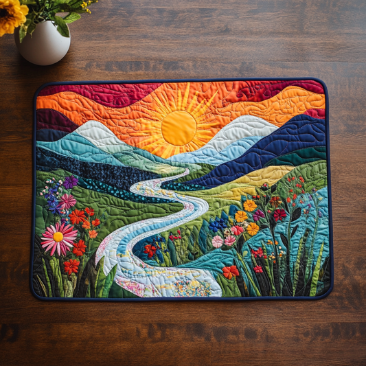 Floral Dawn Quilted Place Mat NCU0DDK818