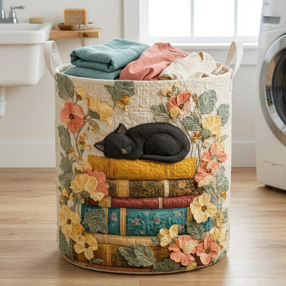 Floral Doze Quilted Laundry Basket NCU0PVL823